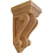 Ekena Millwork 5 1/4"W x 5 1/4"D x 9 1/2"H Devon Traditional Wood Corbel, Red Oak CORW05X05X09DERO - alternate 1